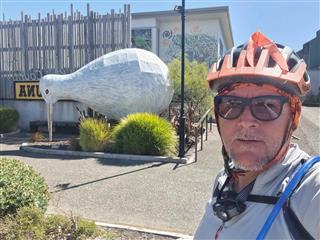 Photo of Tour Aotearoa 2024: rider Andrew Gush, 13 - Giant Kiwi