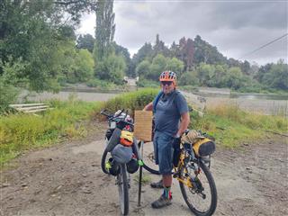 Photo of Tour Aotearoa 2024: rider Andrew Gush, 12 - Pohangina River