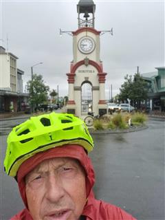 Photo of Tour Aotearoa 2023: rider AdrianD, Hokitika rain rain rain