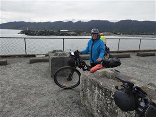Photo of Tour Aotearoa 2023: rider Rose Davis, wilderness trail...here we come!!it's not raining....yet!!