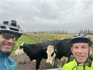Photo of Tour Aotearoa 2023: rider Chris Ewers, Waikato Cows