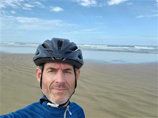 Photo of Tour Aotearoa 2024: rider Shane J, TePaki stream done!