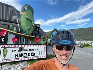 Photo of Tour Aotearoa 2023: rider Rich Truax, Havelock Green Shells!
